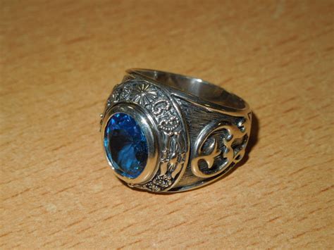 Silver men's commemorative ring (University Usa) - Catawiki