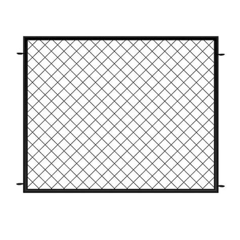 Vigoro 37.3 in. H x 51 in. W Steel Diamond Mesh Garden Fence Panel 860640 - The Home Depot