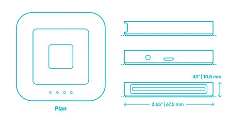 Square Reader Dimensions & Drawings | Dimensions.com