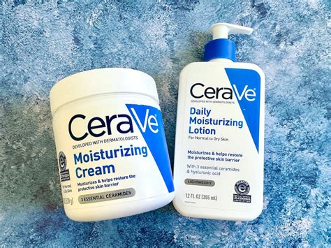 CeraVe Moisturizing Cream vs Lotion - A Beauty Edit