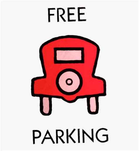 Monopoly Free Parking - Free Parking Symbol Monopoly, HD Png Download - kindpng