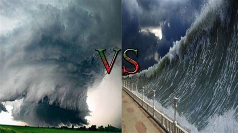 Mass destruction-Tornado vs Tsunami ! - YouTube