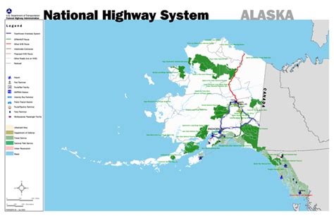 Alaska Road Map - Alaska • mappery