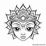 Chakra Coloring Pages  Free & Printable sketch template