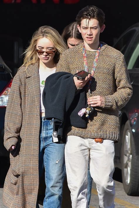 SABRINA CARPENTER and Griffin Gluck Out for Lunch at Sweet Butter in ...