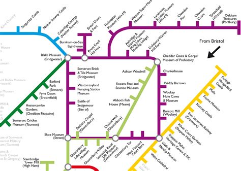 Somerset Routes Map | Route map, Somerset, Visitor attraction