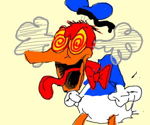 ANGRY DONALD DUCK - Drawception