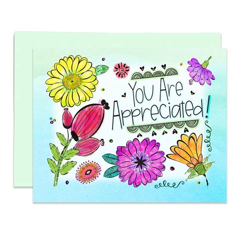 You Are Appreciated, From Me to You Greeting Cards | Singles – LindaGeez