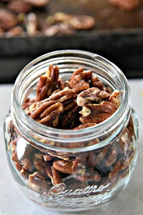 Oven-Roasted Salted Pecans Roasted Salted Pecans Recipe, Roasted Walnuts, Toasted Pecans ...