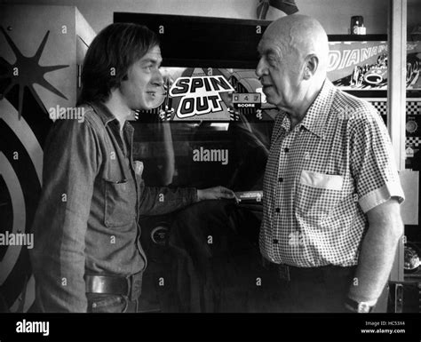 From left: Screenwriter Erik Lee Preminger with his father, director Otto Preminger, on set ...