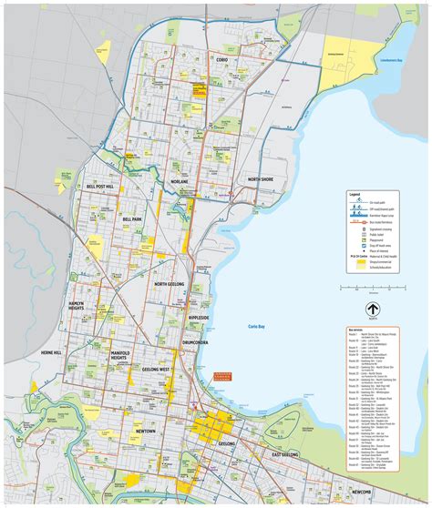 North / Central Geelong / Lara Active Travel Maps - City of Greater Geelong