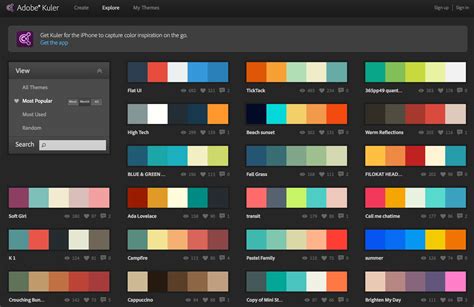 adobe-kuler | Logo design color palette, Website color palette, Color palette generator