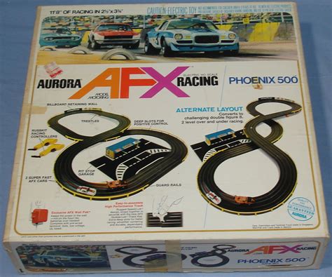 AURORA AFX HO SLOT CAR ELECTRIC RACING SETS PHOENIX 500 #2211 & REVAMATIC COMPETITION #2233 ...