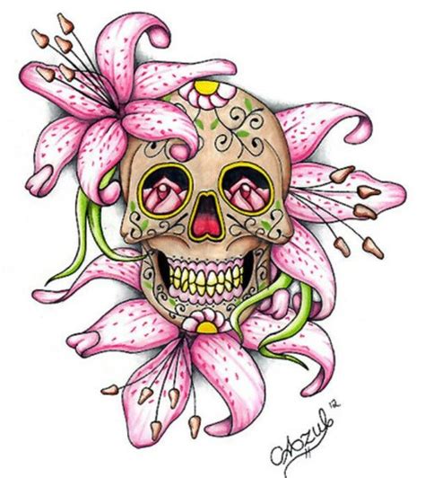 Pin by Pamela Mix on Tattoos ★ | Sugar skull tattoos, Skull decal ...