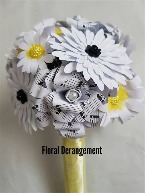 Daisy Bouquet Paper Flower Bouquet Bridal Flowers Paper - Etsy