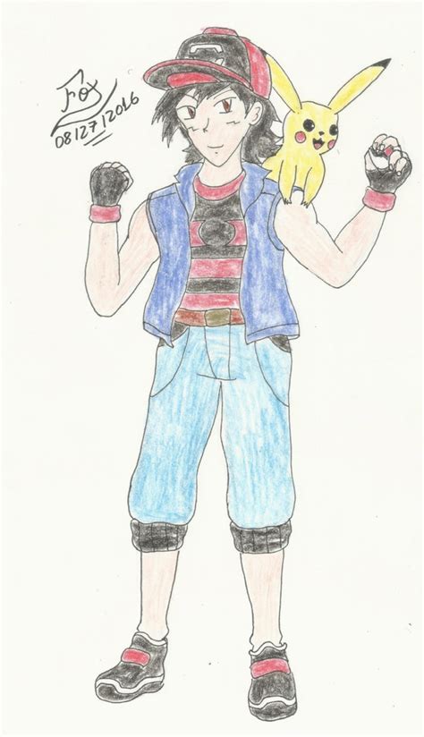 Ash Ketchum - Sun and Moon Contest Entry by FoxBluereaver on DeviantArt