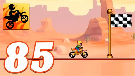 Bike Race Free - Top Motorcycle Racing Games - DESERT 2 LAST LEVEL - YouTube