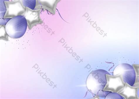 Happy Birthday Balloons Background | PSD Free Download - Pikbest