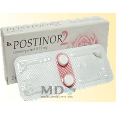 Postinor tablets #2: Buy Online on MedicinesDelivery.com