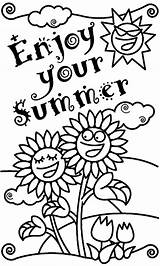Summer Coloring Pages  Kids sketch template