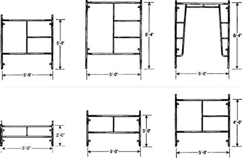 Scaffolding sizes | Burning Man 2014 Camp ideas | Pinterest | Frame sizes