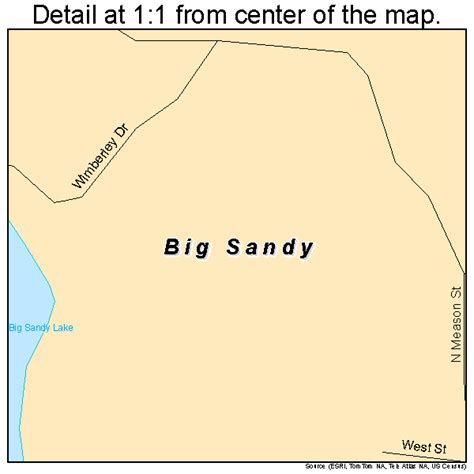 Big Sandy Texas Street Map 4808224