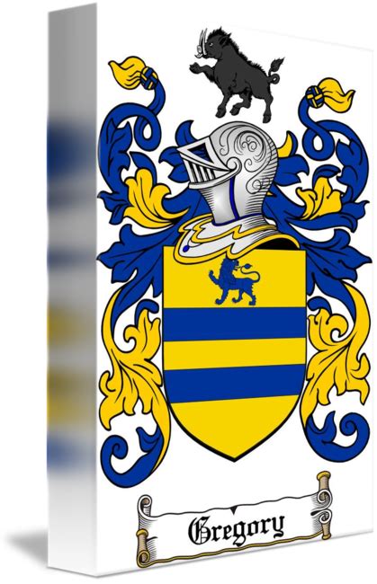 GREGORY FAMILY CREST - COAT OF ARMS by Family Crest