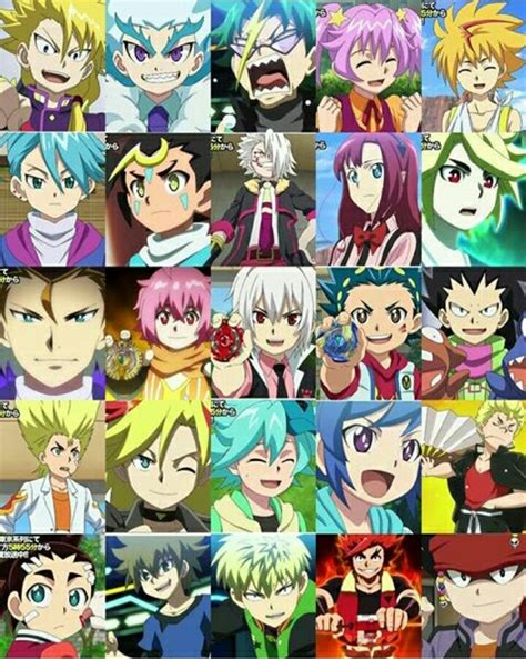 Beyblade Burst Characters List