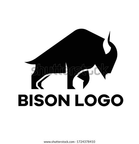 Simple Shape Bison Logo Vector Illustration Stock Vector (Royalty Free) 1724378410 | Shutterstock