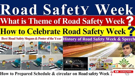 Road safety Week Theme 2023 ! Road safety week ! Road safety Poster !Road safety Slogans ! Rules ...