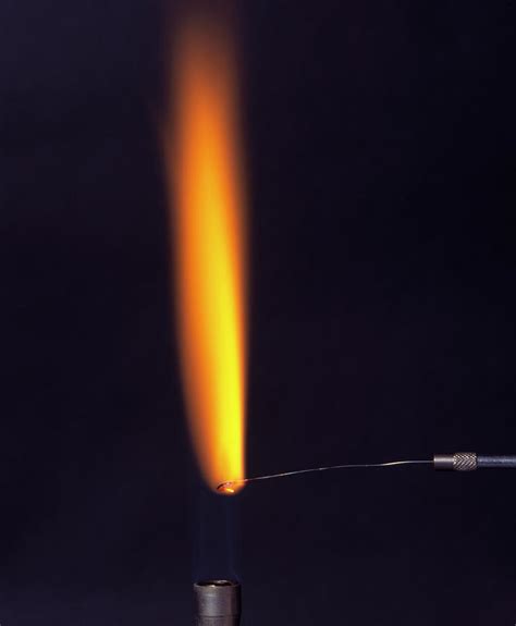 Sodium Flame Test Photograph by David Taylor/science Photo Library - Fine Art America