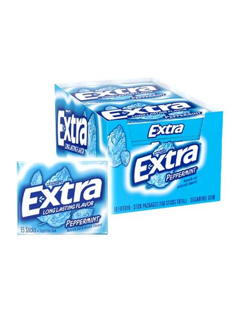 EXTRA Gum Peppermint Chewing Gum – Downey