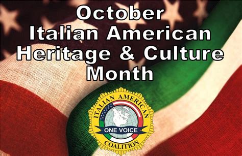 October - Italian American Heritage & Culture Month: Make It Permanent ...