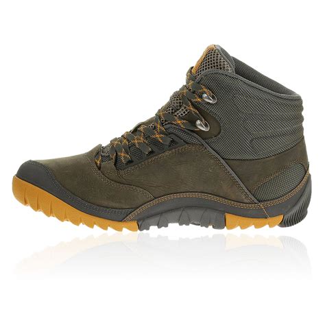 Merrell Annex Mid Mens Brown Gore-tex Waterproof Light Trail Walking Boots New