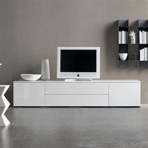 white tv console modern - Felisa Quinonez