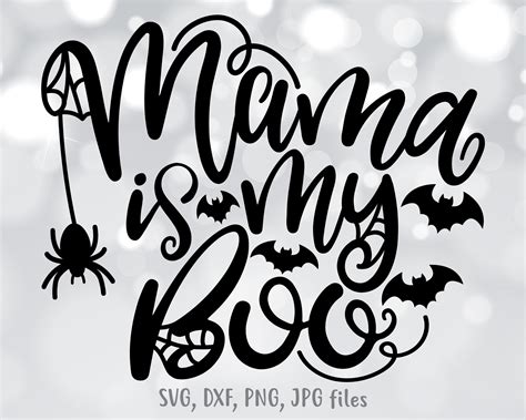 Mama is My Boo Svg Kids Halloween Svg Cute Boy Girl - Etsy UK