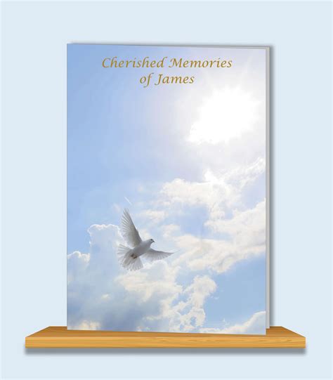 Holy Spirit Memorial Card - Memorial Cards Ireland - Lir Cards