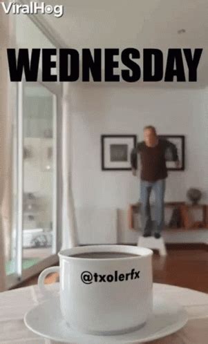 Wednesday Happy Wednesday GIF - Wednesday Happy Wednesday Coffee ...