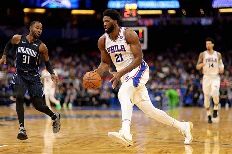 Joel Embiid is scorching the NBA right now.