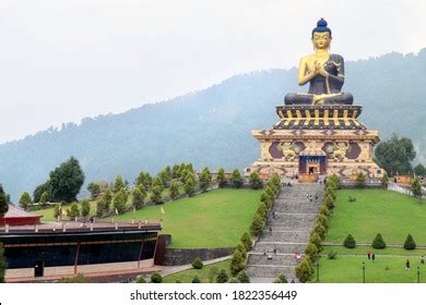 Buddha Park Ravangla Beautiful Huge Statue Stock Photo 1822356437 ...