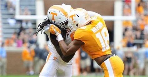 Tennessee Vols football 2017 Orange & White Game statistics