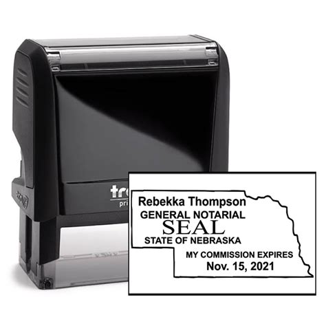 Nebraska Notary State Stamp | HC Brands