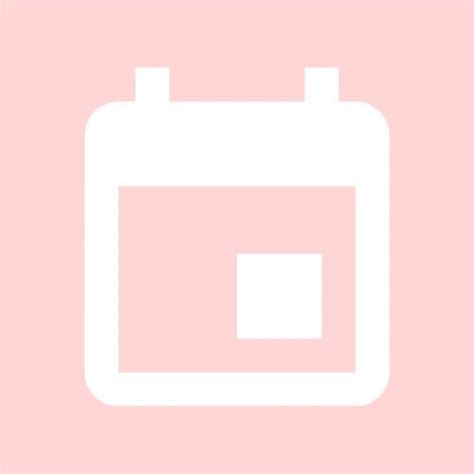 Calendar App Icon Aesthetic Pink - IHSANPEDIA