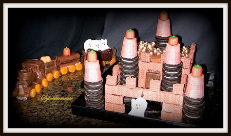 How to Make a Chocolate Halloween Ghost Castle Cake - Cooking for the ...