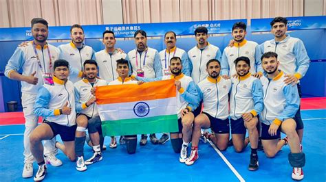 Asian Games 2023: Indian Men's Kabaddi Team Reclaims Gold After ...