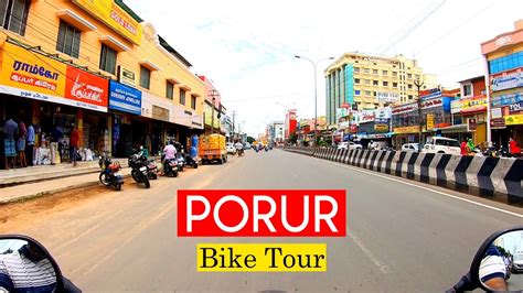 Driving from Valasaravakkam to Porur Flyover | Chennai Bike Tours - YouTube