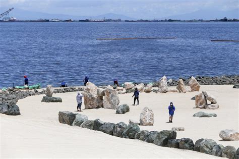 First phase of Manila Bay beach enhancement project, 80 pct completed ...