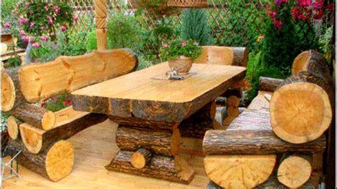 Beautiful Rustic Wood Outdoor Patio Furniture Design 13 ...