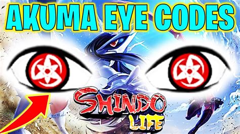 ⭐TOP 30 SHINDO LIFE AKUMA CUSTOM EYE CODES⭐ - YouTube