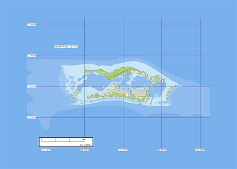 Detailed marplot map of Palmyra Atoll - 1:50,000 | Palmyra Atoll ...